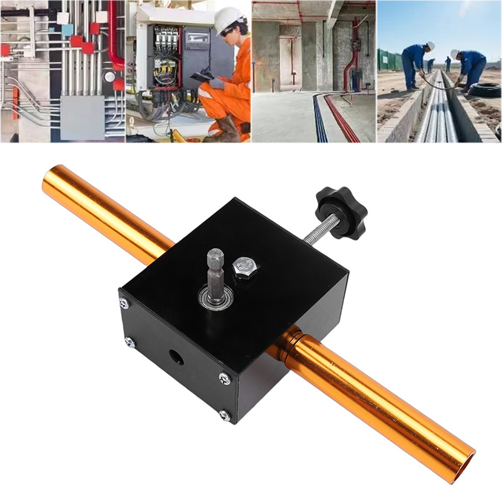 Pipe Threading Machine - Automatic Wire Threading Device Wall Pipe