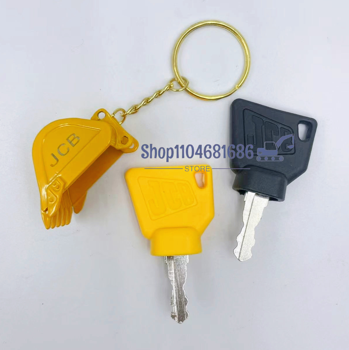 Heavy Equipment Keys Master Set - 2 Piece Ignition Switch Starter Key