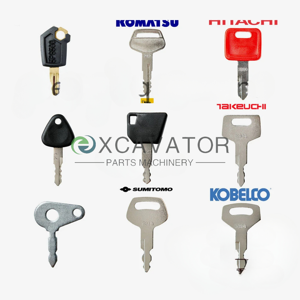 Heavy Equipment Keys Master Set - 9 Key Set For Caterpillar Komatsu