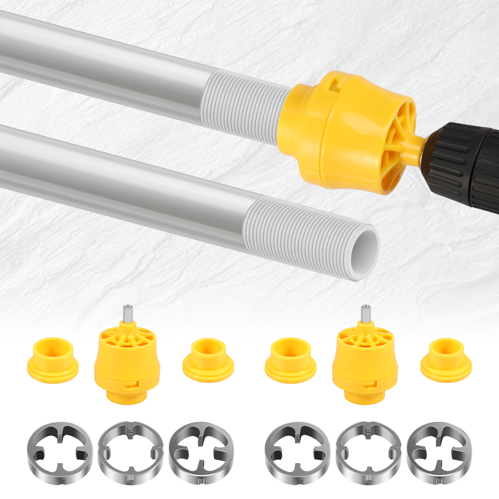 Pipe Threading Machine - PVC Thread Maker Tool for Electric
