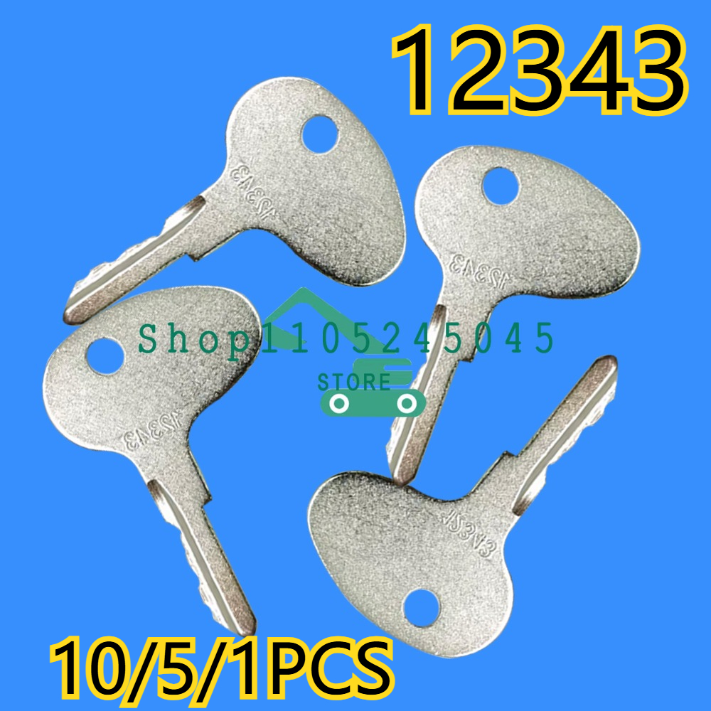 Heavy Equipment Keys Master Set - 10/5/1PCS Ignition Keys 123243 12343 912-0514920