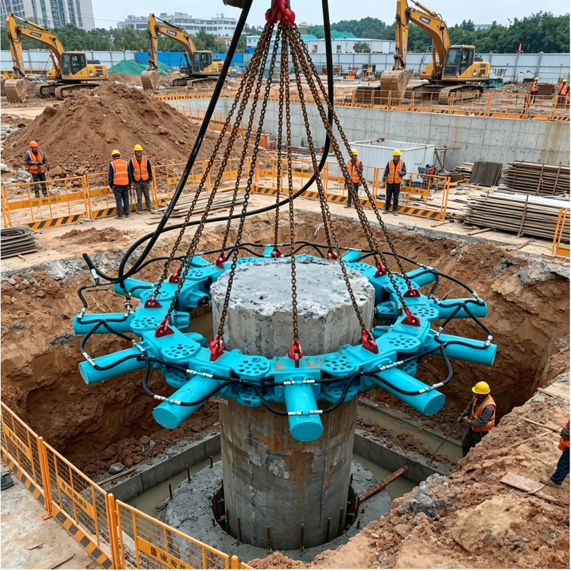 Marine Engineering Pile Breake - Heavy Equipment Breaker avaliação e preço