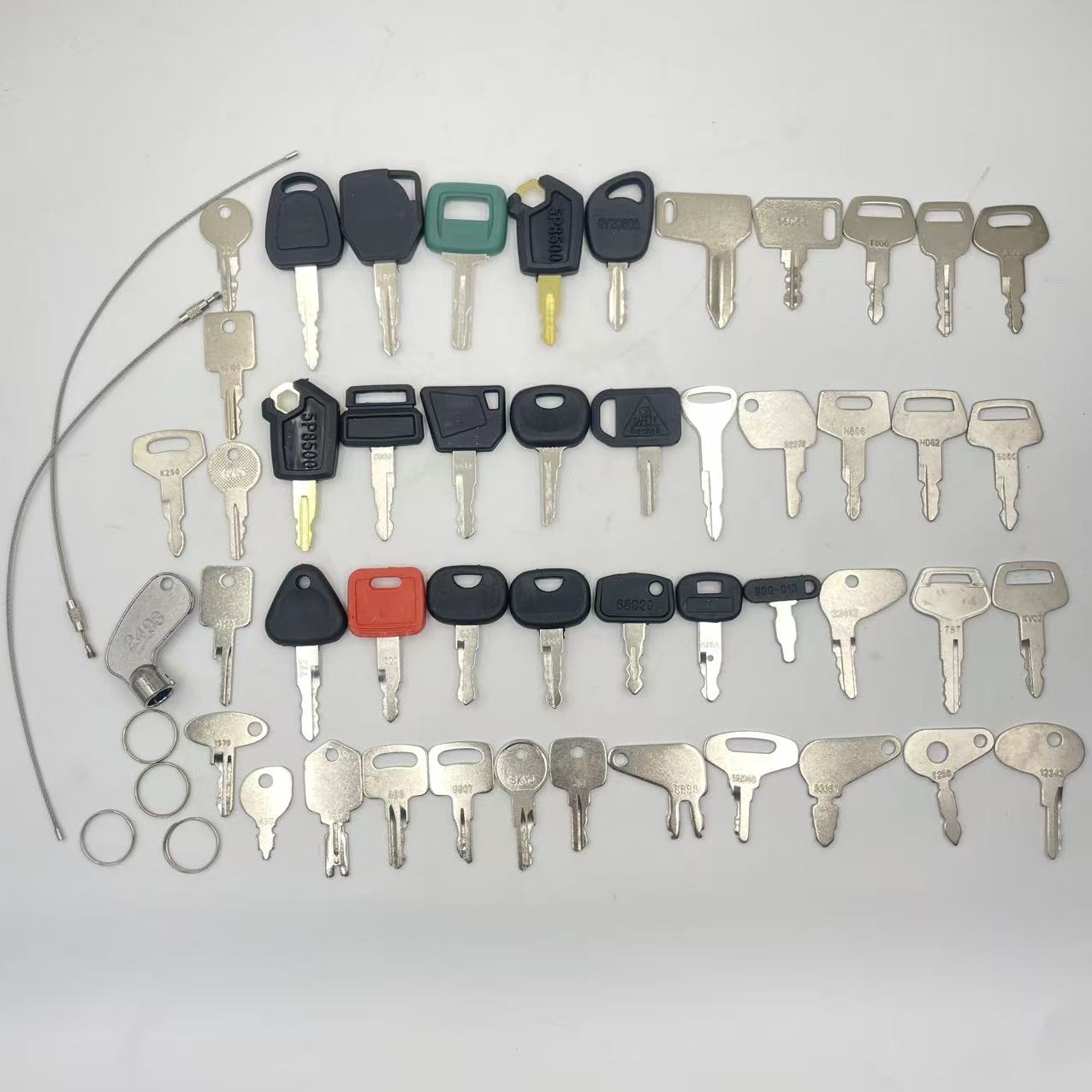 48PCS Heavy Equipment Keys Set - Heavy Equipment Keys Master Set avaliação e preço