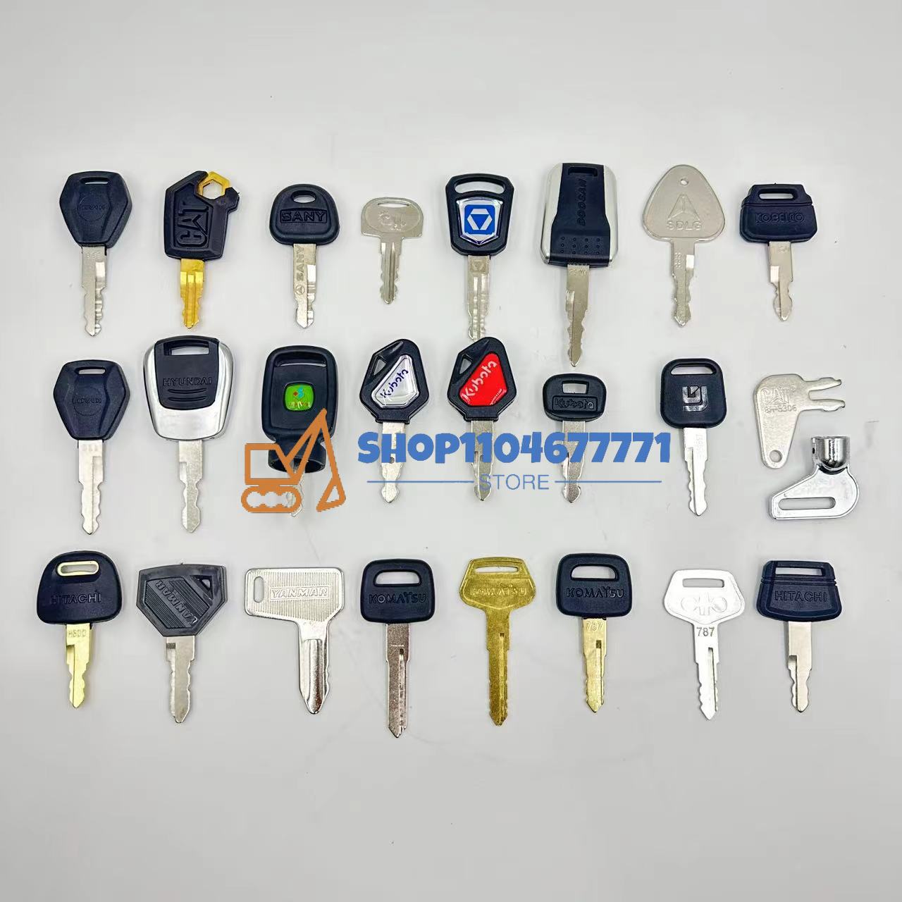 25pcs Excavator Keys for Cat f - Heavy Equipment Keys Master Set avaliação e preço