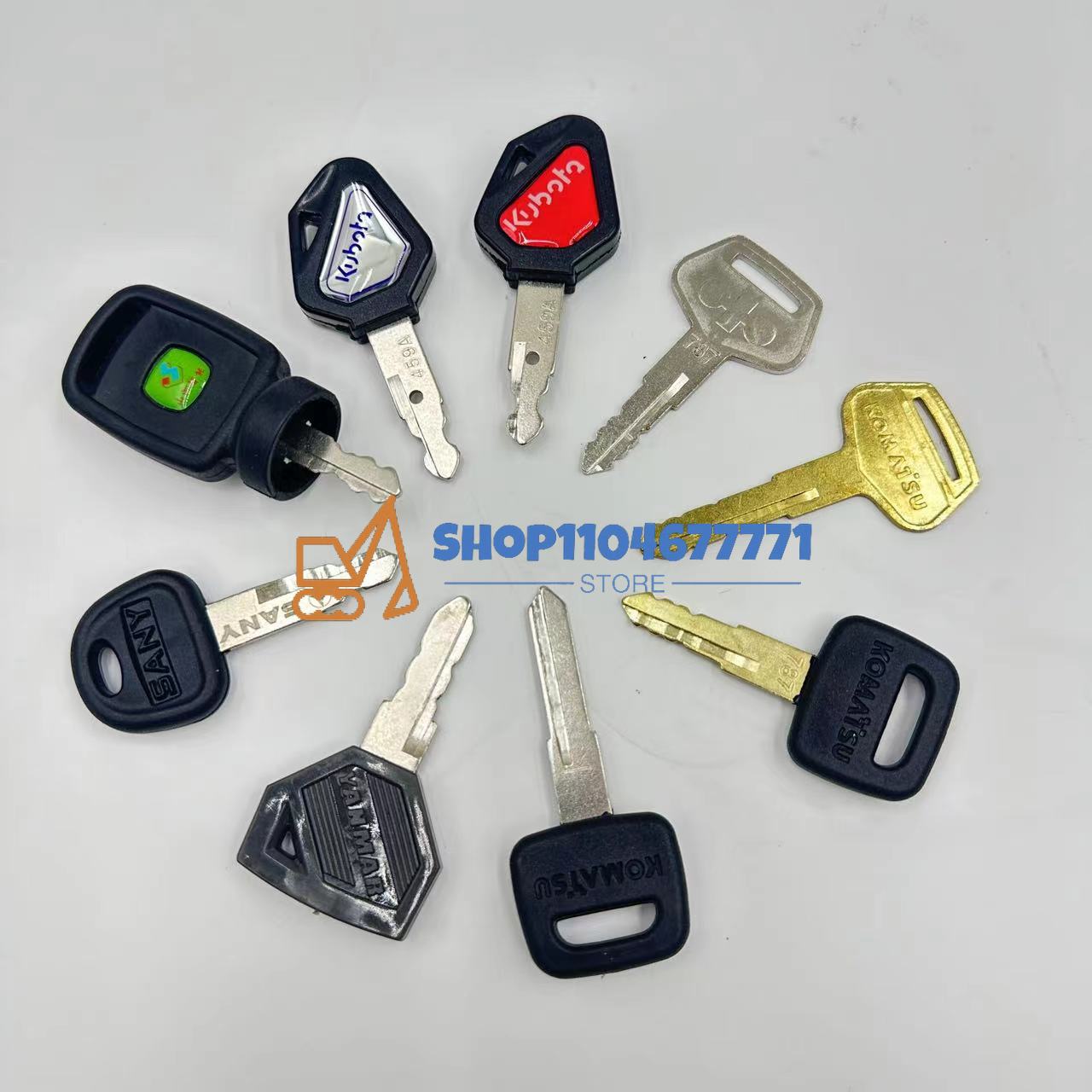 25pcs Excavator Keys for Cat f - Heavy Equipment Keys Master Set avaliação e preço