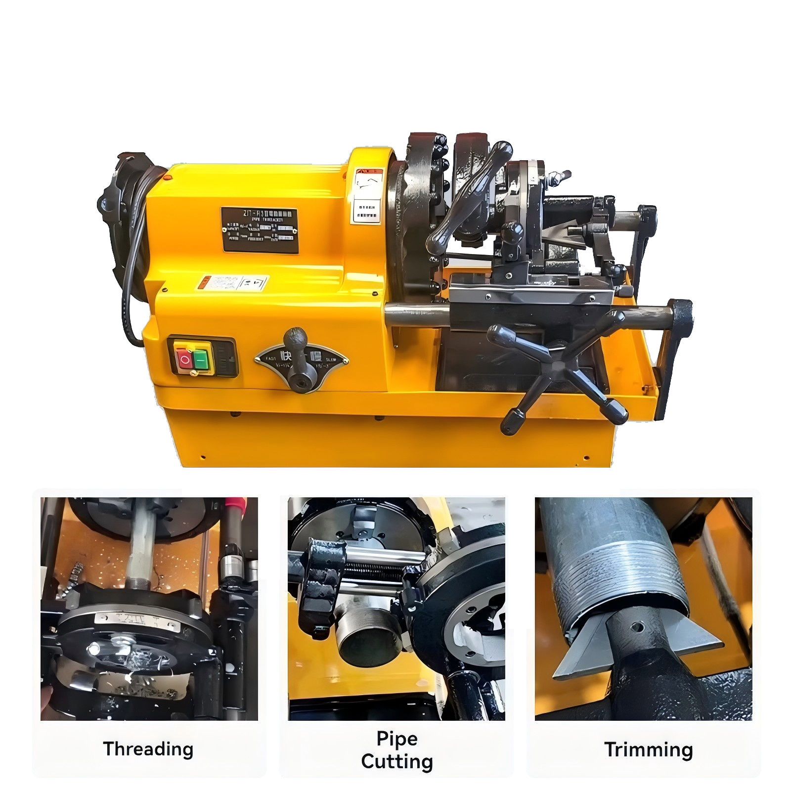 2 Inch  3inch New Electric Pip - Pipe Threading Machine avaliação e preço