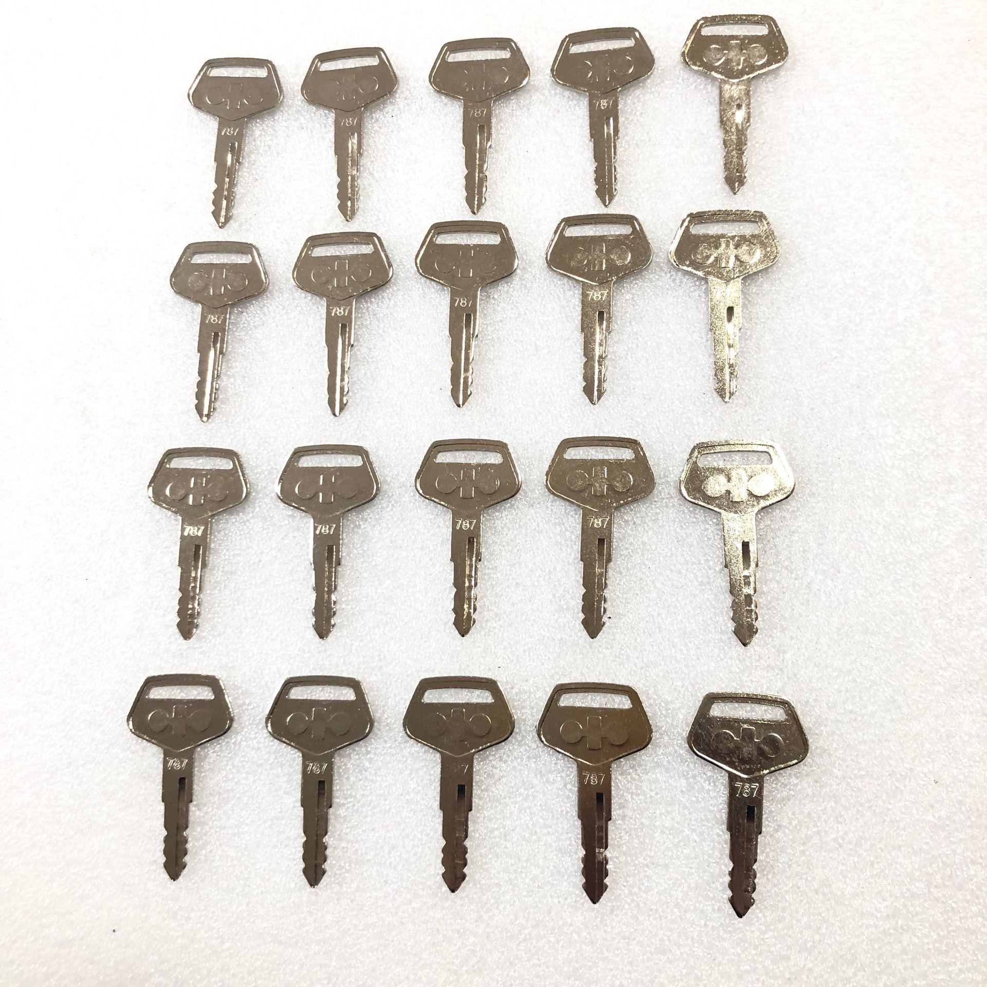 20PCS 787 Key for Komatsu Exca - Heavy Equipment Keys Master Set avaliação e preço