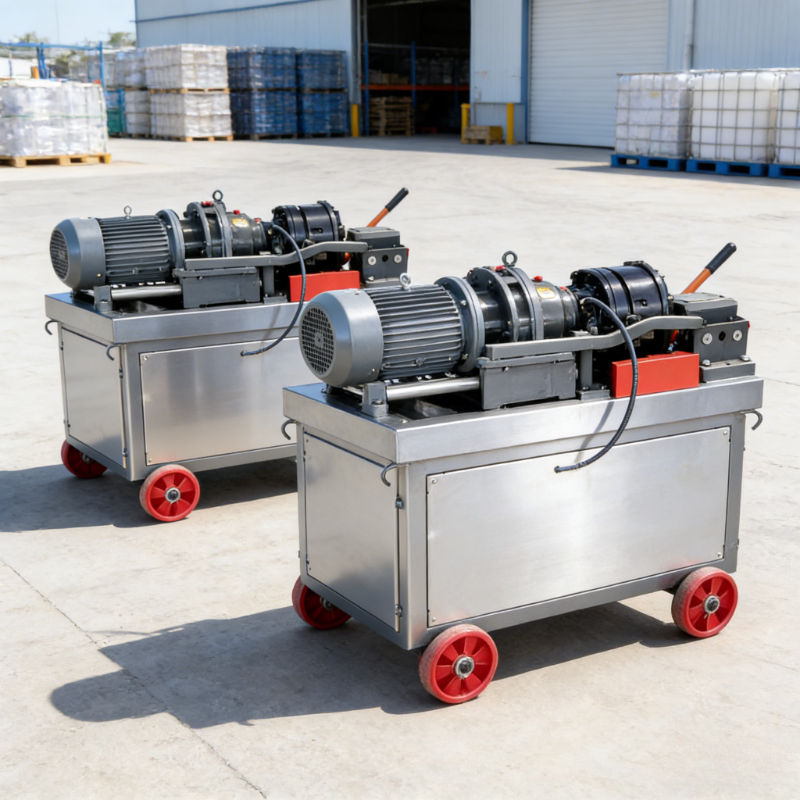Portable Rebar Reinforcing Bar - Pipe Threading Machine avaliação e preço