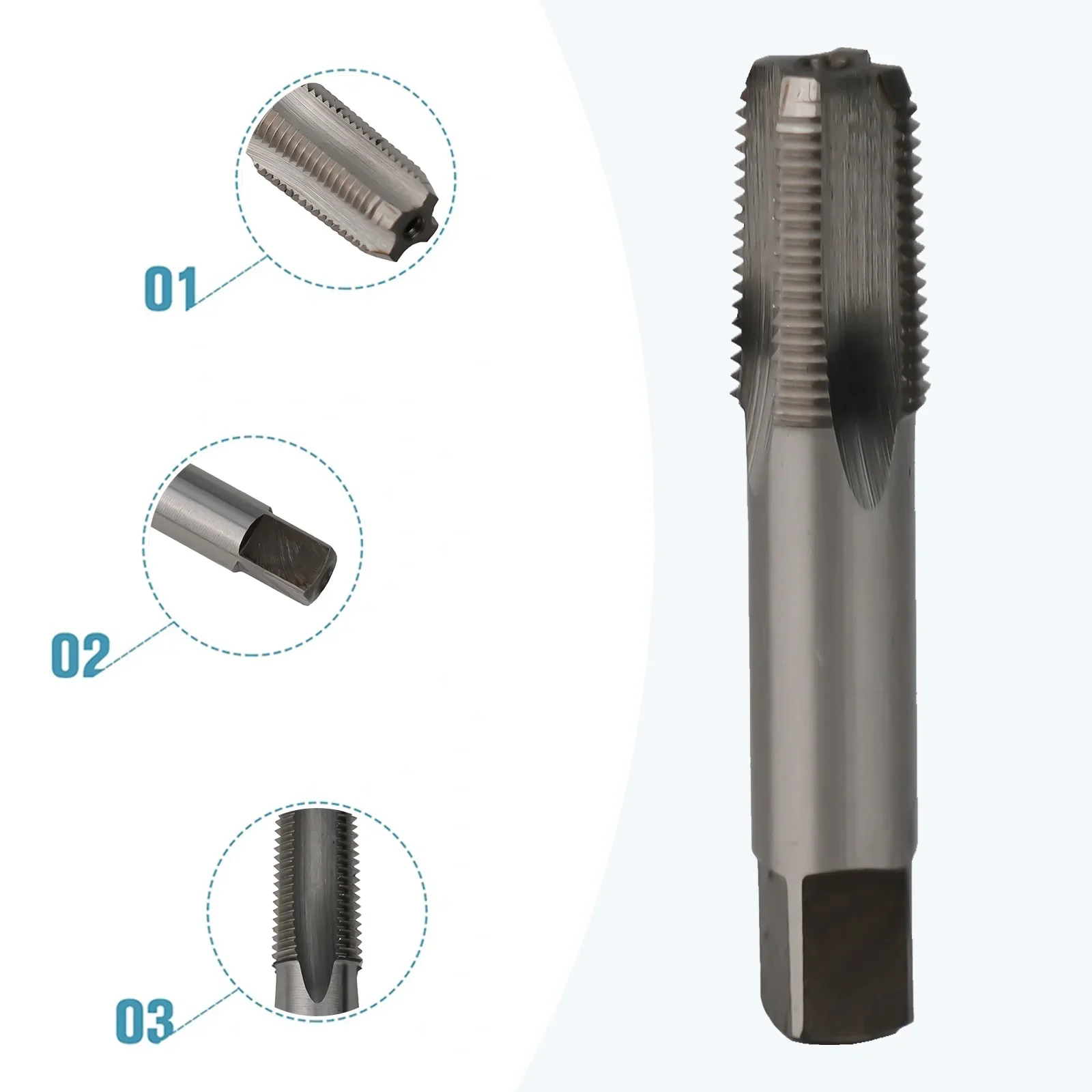 1/8-27 NPT Tap HSS Taper Pipe  - Pipe Threading Machine avaliação e preço
